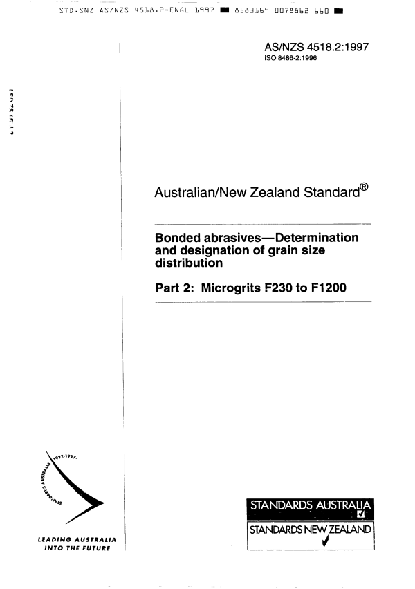 AS/NZS 4518.2:1997
