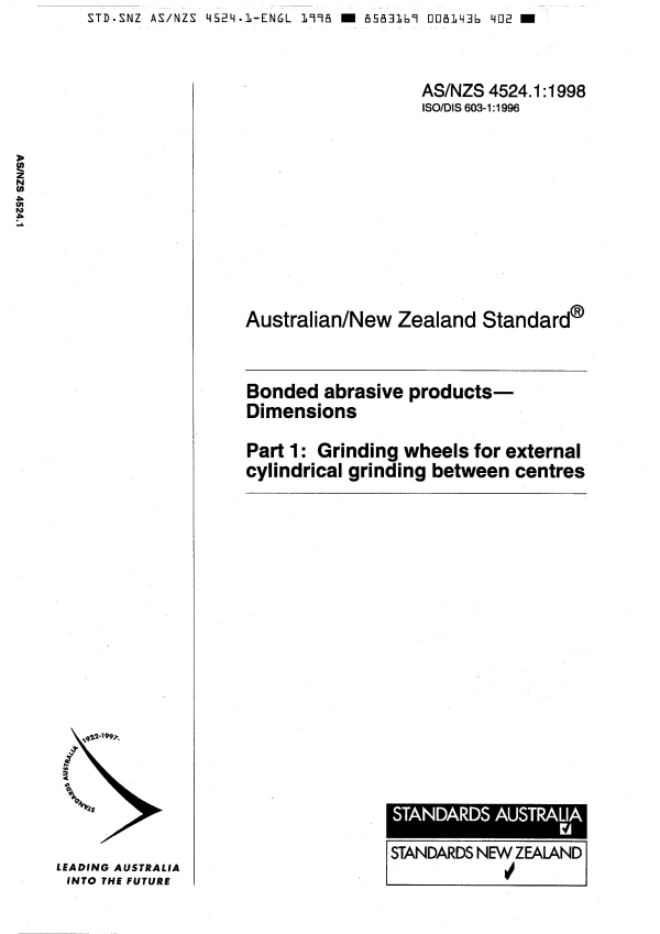 AS/NZS 4524.1:1998