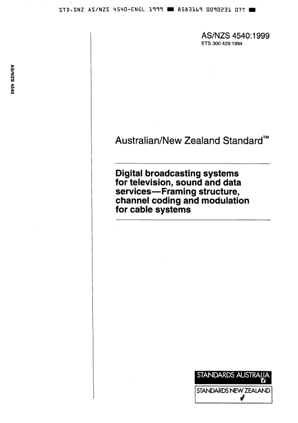 AS/NZS 4540:1999