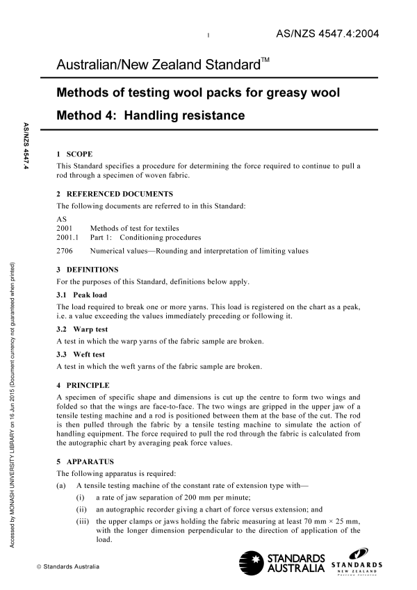 AS/NZS 4547.4:2004 AS/NZS 4547.4:2004