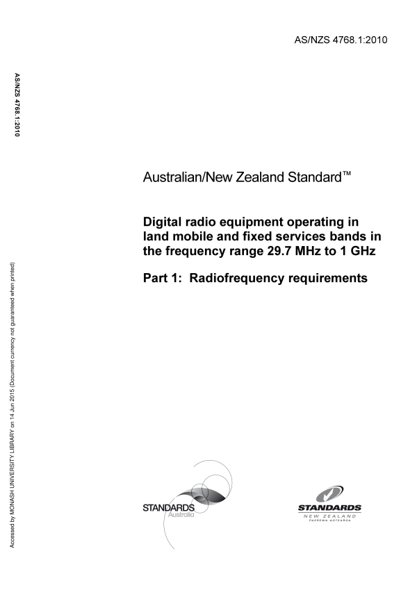AS/NZS 4768.1:2010
