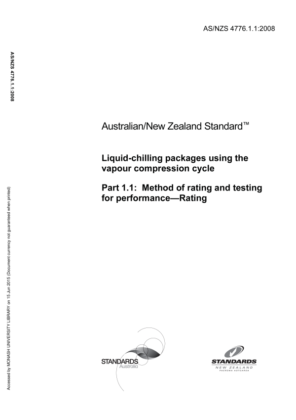 AS/NZS 4776.1.1:2008 AS/NZS 4776.1.1:2008