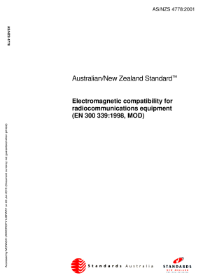 AS/NZS 4778:2001