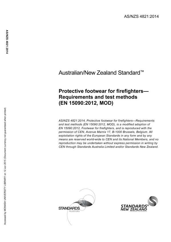 AS/NZS 4821:2014 AS/NZS 4821:2014