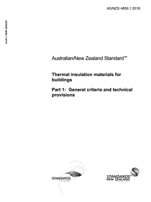 AS/NZS 4859.1:2018