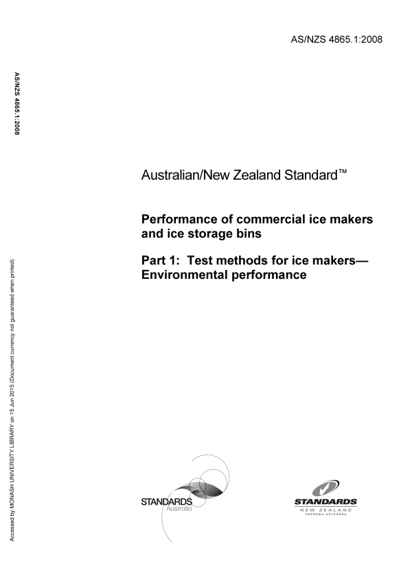AS/NZS 4865.1:2008