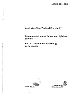 AS/NZS 4934.1:2014