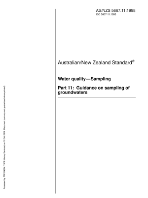 AS/NZS 5667.11:1998