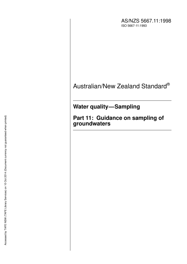 AS/NZS 5667.11:1998