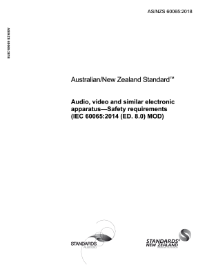 AS/NZS 60065:2018