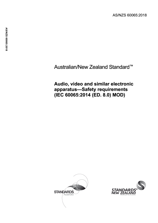 AS/NZS 60065:2018