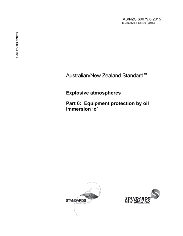 AS/NZS 60079.6:2015
