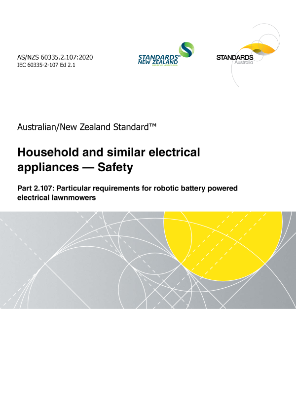 AS/NZS 60335.2.107:2020 AS/NZS 60335.2.107:2020
