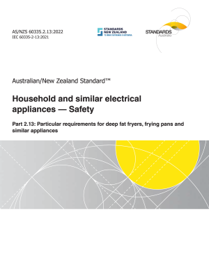 AS/NZS 60335.2.13:2022