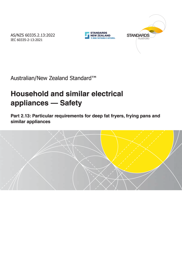 AS/NZS 60335.2.13:2022 AS/NZS 60335.2.13:2022