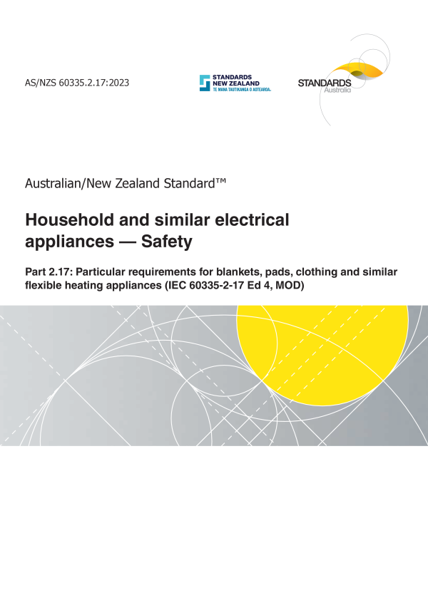 AS/NZS 60335.2.17:2023 AS/NZS 60335.2.17:2023