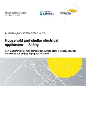 AS/NZS 60335.2.54:2023