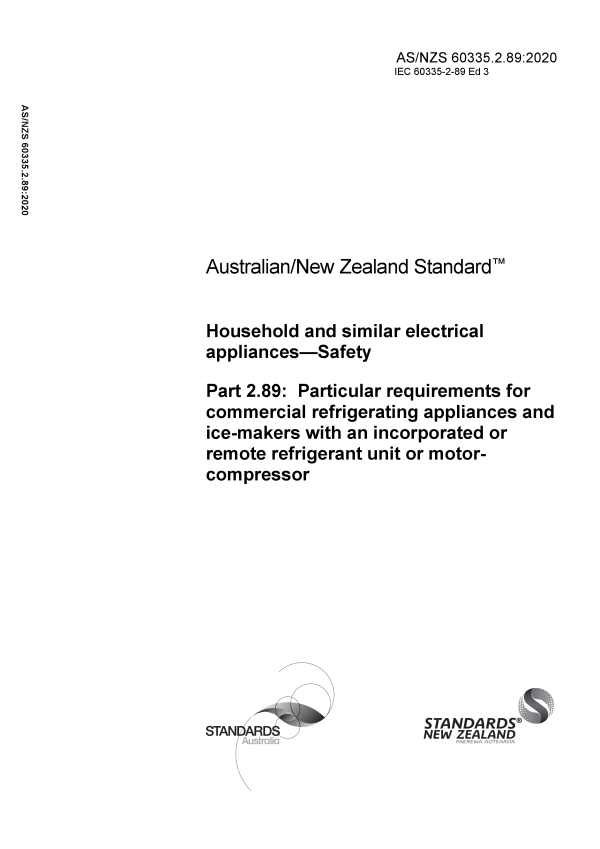 AS/NZS 60335.2.89:2020 AS/NZS 60335.2.89:2020