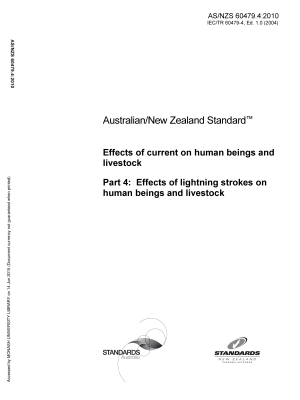 AS/NZS 60479.4:2010