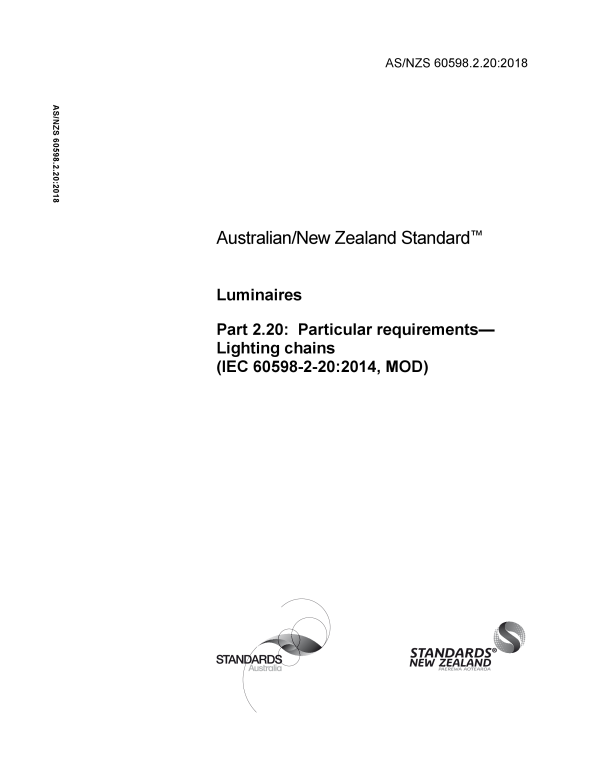 AS/NZS 60598.2.20:2018