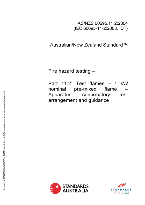 AS/NZS 60695.11.2:2004