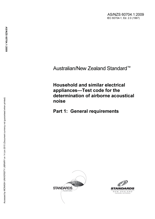 AS/NZS 60704.1:2009