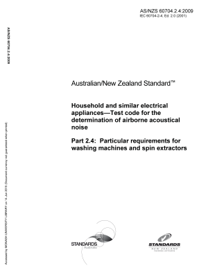 AS/NZS 60704.2.4:2009