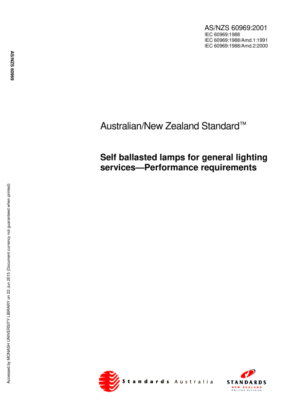 AS/NZS 60969:2001