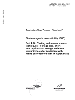AS/NZS 61000.4.34:2012