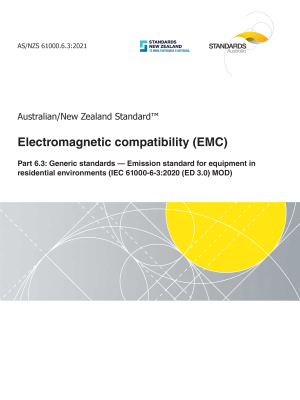 AS/NZS 61000.6.3:2021