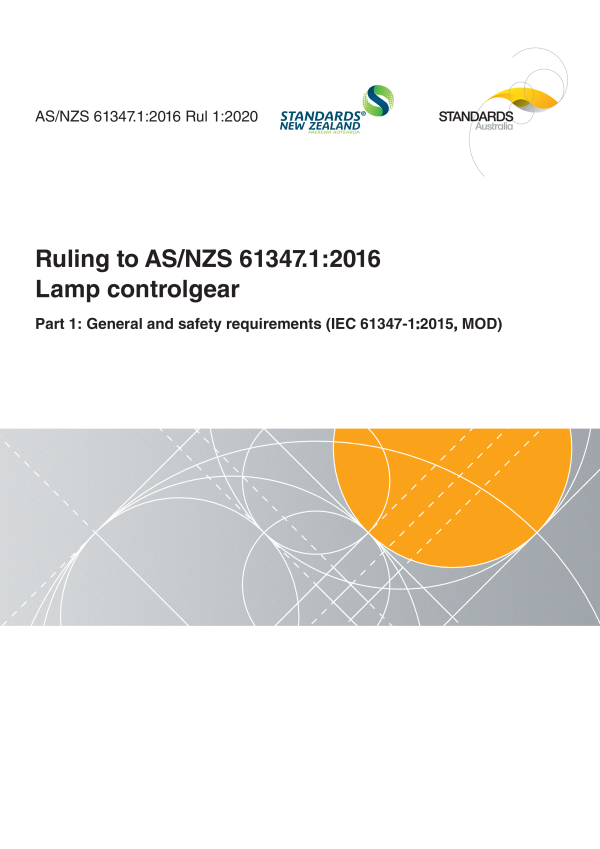 AS/NZS 61347.1:2016 Rul 1:2020 AS/NZS 61347.1:2016 Rul 1:2020