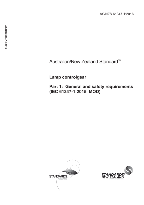 AS/NZS 61347.1:2016