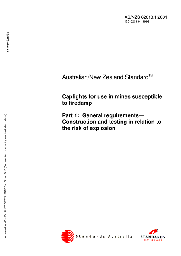 AS/NZS 62013.1:2001