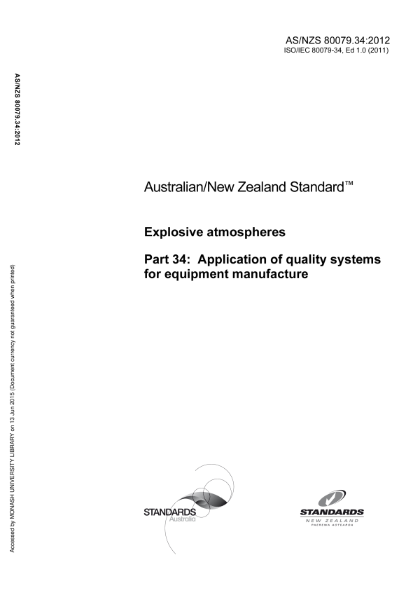 AS/NZS 80079.34:2012