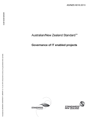 AS/NZS 8016:2013