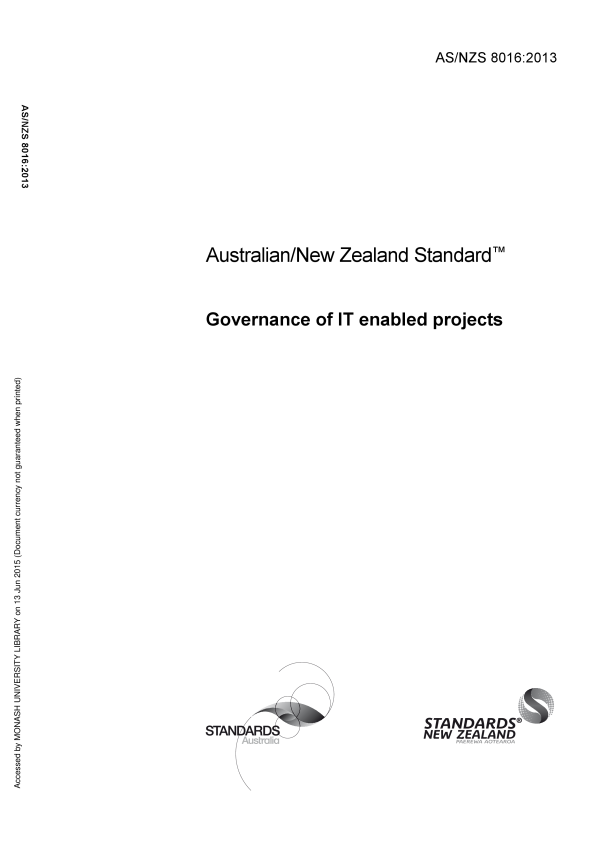 AS/NZS 8016:2013