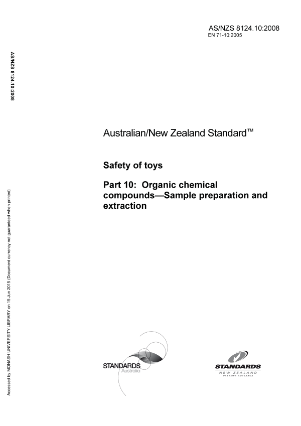 AS/NZS 8124.10:2008