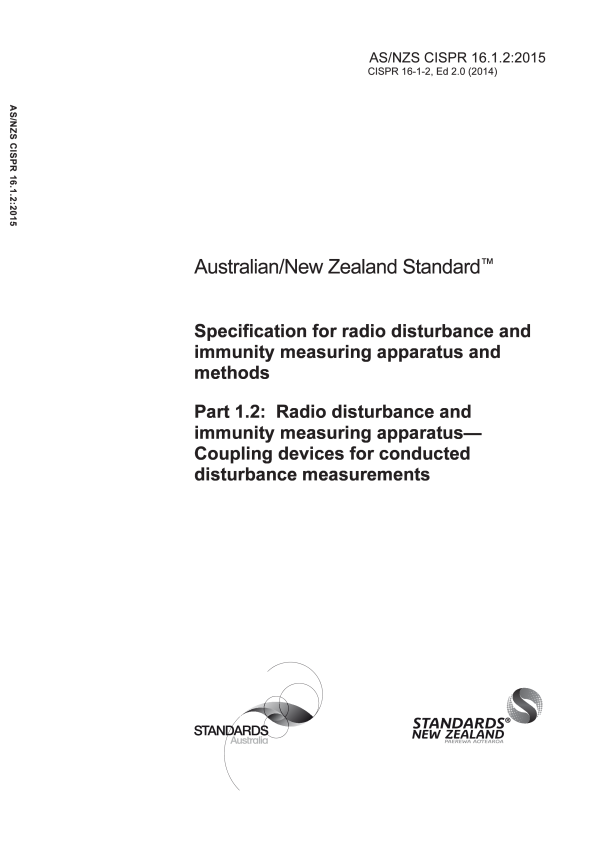 AS/NZS CISPR 16.1.2:2015