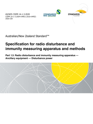 AS/NZS CISPR 16.1.3:2020