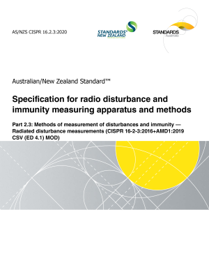 AS/NZS CISPR 16.2.3:2020