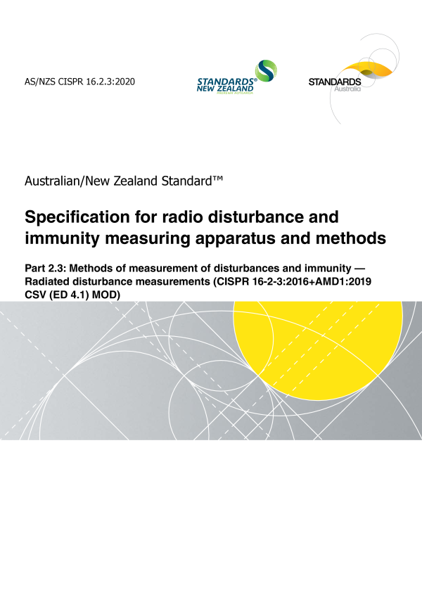 AS/NZS CISPR 16.2.3:2020