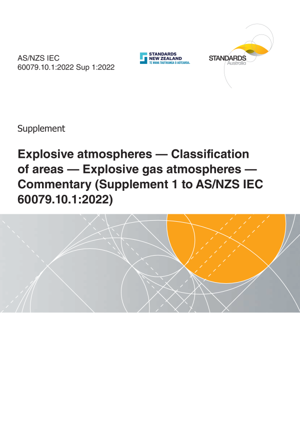 AS/NZS IEC 60079.10.1:2022 Sup 1:2022 AS/NZS IEC 60079.10.1:2022 Sup 1:2022