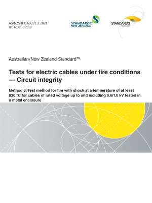 AS/NZS IEC 60331.3:2021