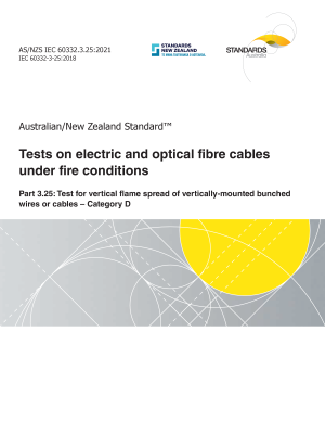 AS/NZS IEC 60332.3.25:2021