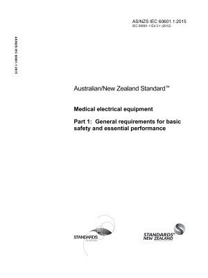 AS/NZS IEC 60601.1:2015