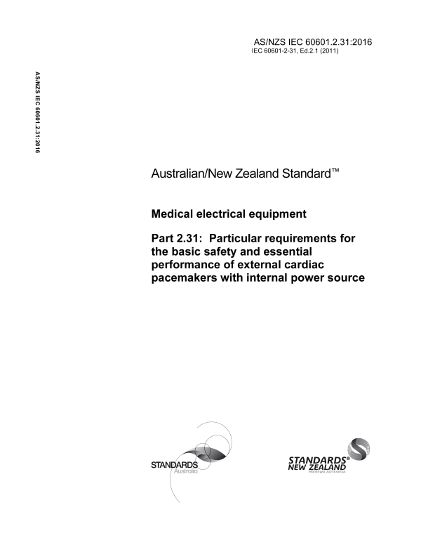 AS/NZS IEC 60601.2.31:2016