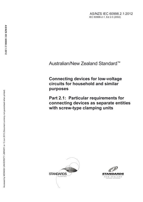 AS/NZS IEC 60998.2.1:2012
