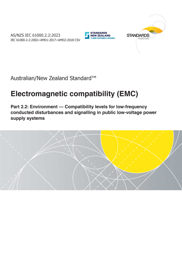 AS/NZS IEC 61000.2.2:2023