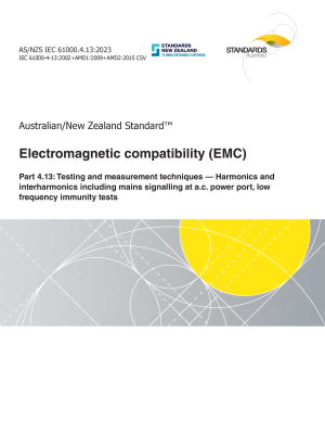 AS/NZS IEC 61000.4.13:2023