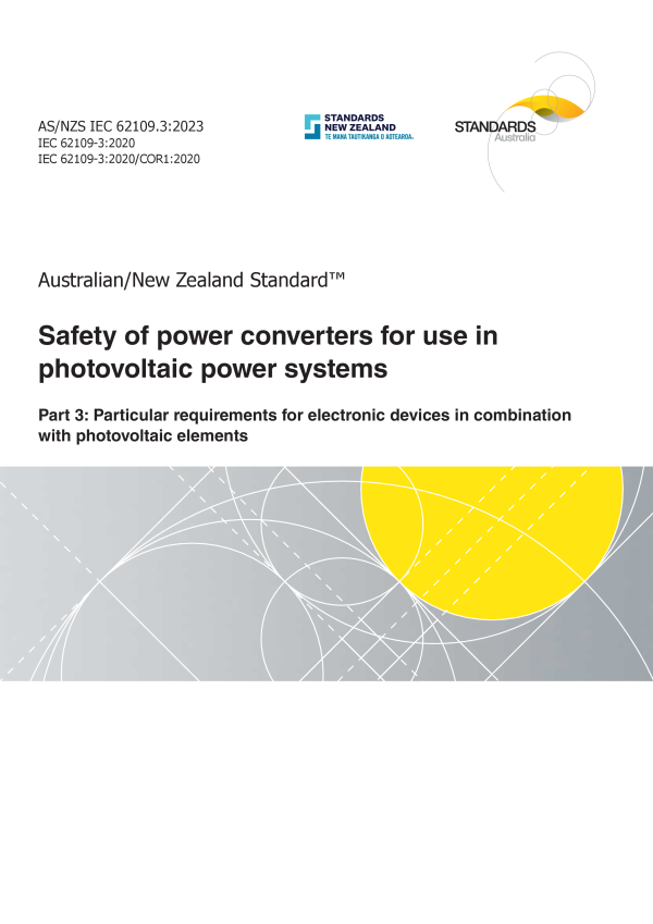 AS/NZS IEC 62109.3:2023